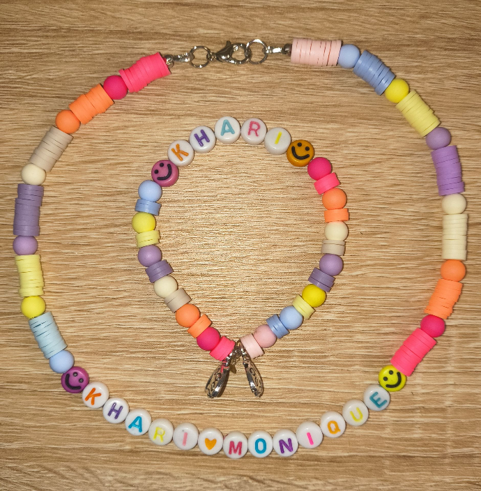 Mini Ladybug Beaded Name Set